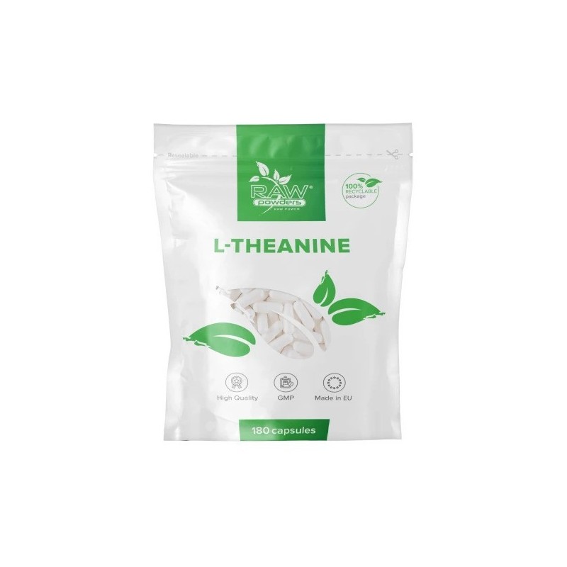 L-Theanine 200 mg, 180 Tablete, Induce relaxarea fără somnolență, diminuarea simptomelor PMS, reduce anxietatea Beneficii L-Tean