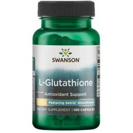 Swanson L-Glutathione 100 mg - 100 Capsule Beneficiile glutationului- reduce stresul oxidativ, poate ameliora psoriazisului, red