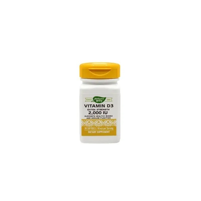 Vitamina D3 2.000IU (pentru adulti) - 30 Capsule Proprietati Vitamina D3:
Formula ce contine Vitamina D3 din sursa naturala, sup