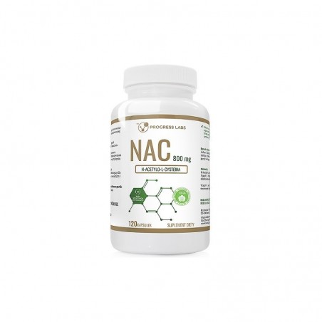 Progress Labs NAC N-Acetilcisteina 800 mg, 120 Capsule