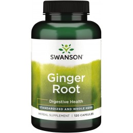 Ginger Root, 120 Capsule, Reduce balonarea abdominala, stimuleaza digestia, mentineti tonusul muschilor intestinali Beneficii Gh