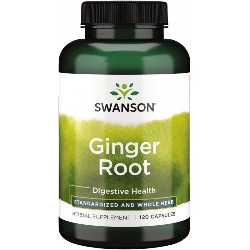 Ginger Root, 120 Capsule, Reduce balonarea abdominala, stimuleaza digestia, mentineti tonusul muschilor intestinali Beneficii Gh