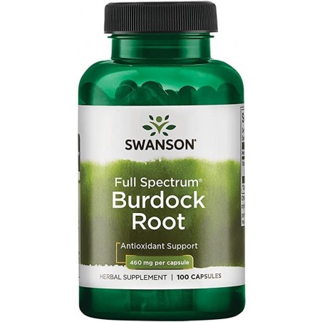 Swanson Burdock Root (Radacina de brusture) 460mg - 100 Capsule