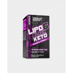 Nutrex Lipo-6 Black Keto (arzator de grasimi) - 60 Capsule BENEFICII LIPO-6 BLACK KETO- ajuta in pierderea in greutate cu cetone