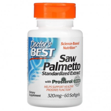 Doctor's Best Saw Palmetto Standardized Extract - 320mg - 60 Capsule