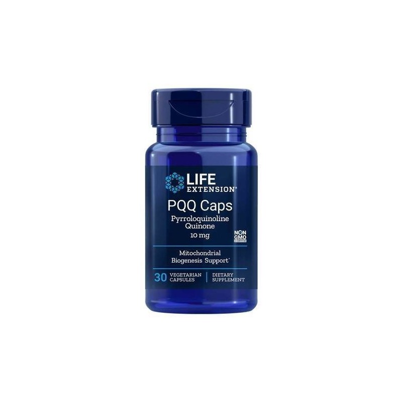 Life Extension PQQ Caps - 10mg - 30 Capsule Beneficii Pirolochinolina: ajuta la incetinirea procesului de imbatranire, produce m