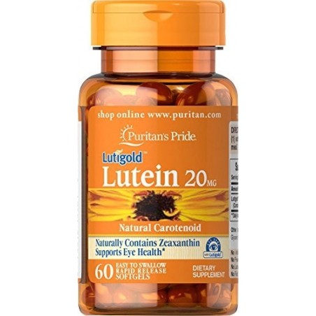 PURITAN'S PRIDE Luteina (cu Zeaxantina) 20mg - 60 Capsule