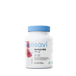 Osavi Methyl-B12, 500mcg - 120 Capsule Beneficii Vitamina B12- ajuta la formarea globulelor rosii si la ameliorarea anemiei, poa