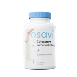 Osavi Colostrum Immuno, 800mg - 120 Capsule Beneficii Colostrum Immuno- colostrum bovinum contine imunoglobuline g care protejea