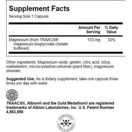 Swanson Albion Magnesium, 133 mg - 90 Capsule Beneficiile magneziului- ajuta la reudcerea stresului si anxietatii, ajuta la „rec