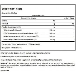 Super EPA, 100 Capsule- Amelioreaza depresia, sustine sanatatea cardiovasculara, poate ajuta la reducerea inflamatiei Beneficii 