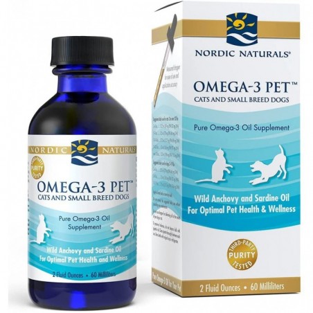 Nordic Naturals Omega-3 Pet (pentru animale de companie) - 60 ml