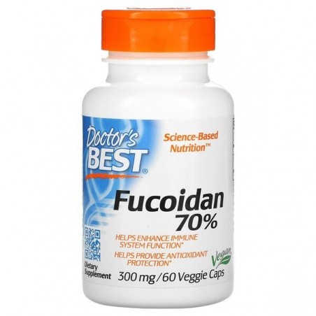 Doctor's Best Fucoidan 70%, 300mg - 60 Capsule