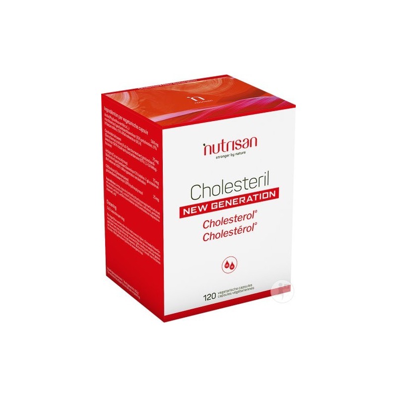 Nutrisan Cholesteril New Generation 120 Capsule (Scadere Colesterol marit si trigliceride) Beneficii Cholesteril New Generation 