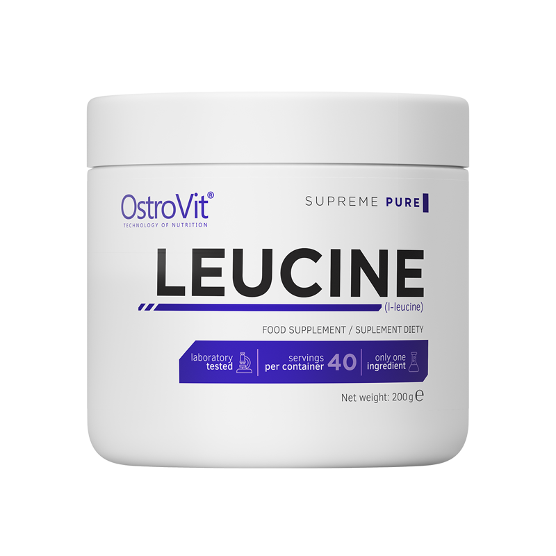 Supreme Pure Leucine 200 g- Ideal ca supliment in perioadele obositoare de reducere a grasimilor Beneficii Leucina -exista studi