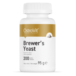 OstroVit Brewer's Yeast (Drojdie de bere) - 200 Tablete Beneficiile drojdiei de bere: imbunatateste zaharul din sange, intareste