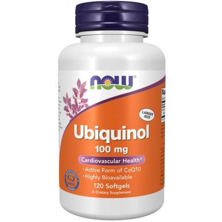 NOW Foods Ubiquinol - 100mg - 120 Capsule