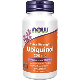 Ubiquinol 200mg, 60 Capsule, Sprijina sanatatea optima a inimii, sprijina productia de energie celulara a organismului Beneficii