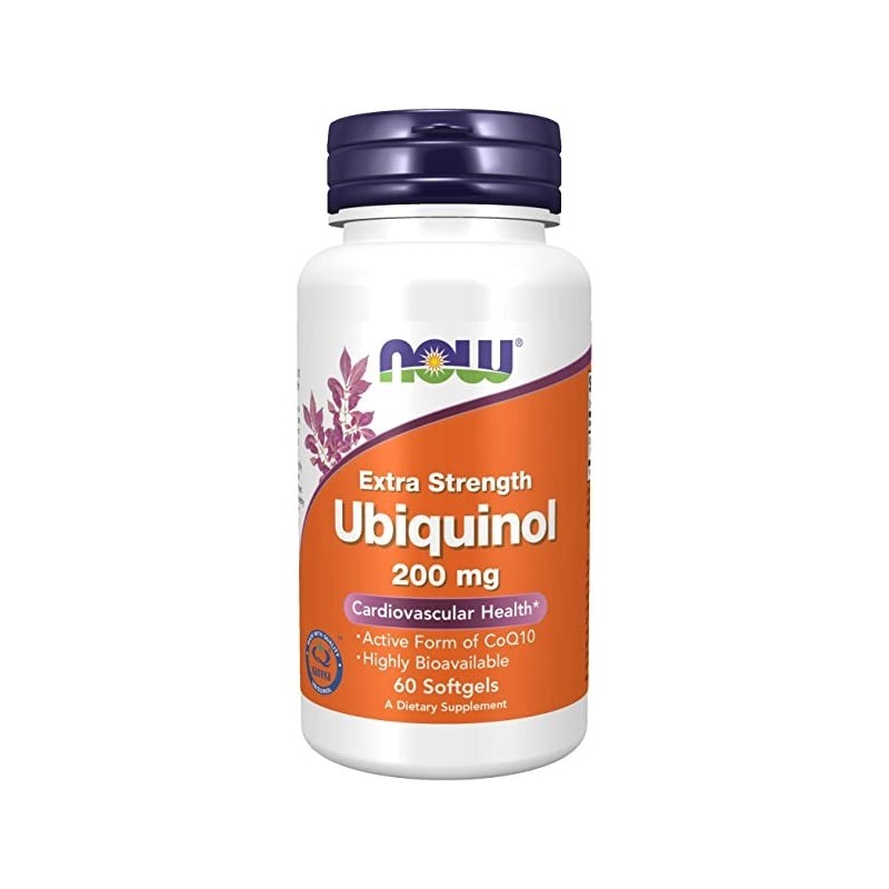 Ubiquinol 200mg, 60 Capsule, Sprijina sanatatea optima a inimii, sprijina productia de energie celulara a organismului Beneficii