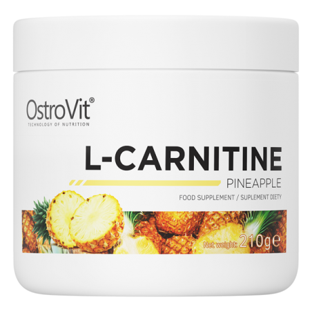 OstroVit L-Carnitine pulbere 210 grame, aroma ananas