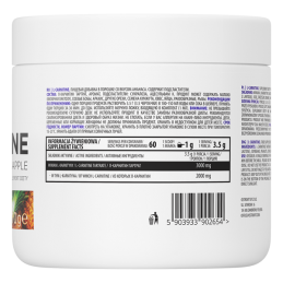 OstroVit L-carnitine 210 g ananas Beneficii Carnitina- sprijina procesele de ardere a grasimilor (absorbtia de energie din grasi