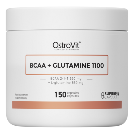 OstroVit Supreme Capsules BCAA + Glutamine 1100 mg - 150 Capsule