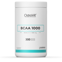 Supreme Capsules BCAA 1000 mg 300 caps- Contribuie la cresterea rezistentei musculare Beneficii BCAA 1000 mg- contribuie la cres