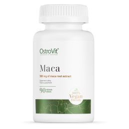 OstroVit Maca 90 Tablete Beneficii Maca- ajuta la cresterea libidoului, benefic in reducerea disfunctiei erectile, benefic in cr