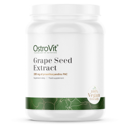 OstroVit Grape Seed Extract 50 g (Extract de samburi de struguri) Beneficii Extract din samburi de struguri- promoveaza sanatate