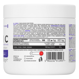 OstroVit Supreme Pure Vitamina C 500 grame pulbere Efecte si beneficii ale Vitaminei C: sustine functionarea normala a sistemulu