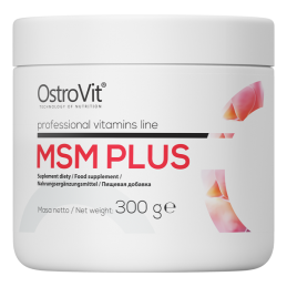 MSM Plus, 300 g- Reduce durerea musculara dupa antrenament si contribuie la refacerea musculara Beneficii MSM Plus- reduce durer