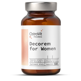 Decorem For Women, 60 Capsule, Supliment unghii si piele femei Beneficii OstroVit Pharma Decorem pentru femei- ajuta la mentiner