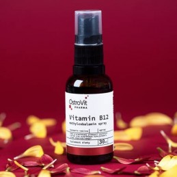 Vitamin B12 Methylocobalamin spray 30 ml- Ajuta la formarea globulelor rosii si la ameliorarea anemiei Beneficii Vitamina B12- a