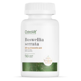 OstroVit Boswellia Serrata VEGE - 90 Tablete Beneficii Boswellia: antiinflamator puternic si natural, fara efecte secundare nega