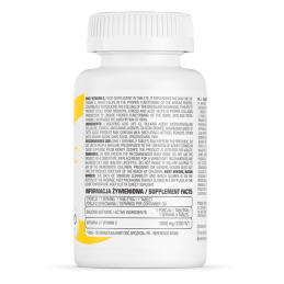 Vitamina C - 1000 mg - 30 Comprimate, Sustine functionarea normala a sistemului imunitar Efecte si beneficii ale Vitaminei C: su