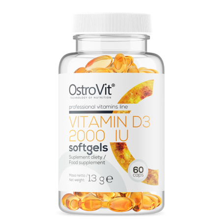 OstroVit Vitamin D3 2000 IU - 60 Capsule