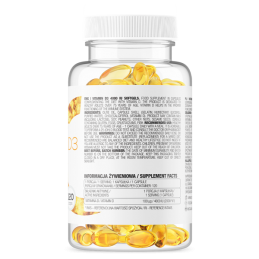 OstroVit Vitamin D3 4000 IU - 120 Capsule Beneficii Vitamina D3: mentine sanatatea oaselor, amelioreaza mai multe boli, ajuta la