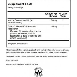 Swanson CoQ10 with 10mg Tocotrienols, 100mg - 60 Capsule (suport cardiovascular) Beneficii- sustine sistemul cardiovascular, imb