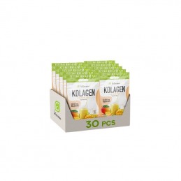 Colagen hidrolizat 30 pliculete, 10.000 mg aroma Mango, Reduce liniile fine si ridurile Beneficii Colagen Hidrolizat: reduce lin