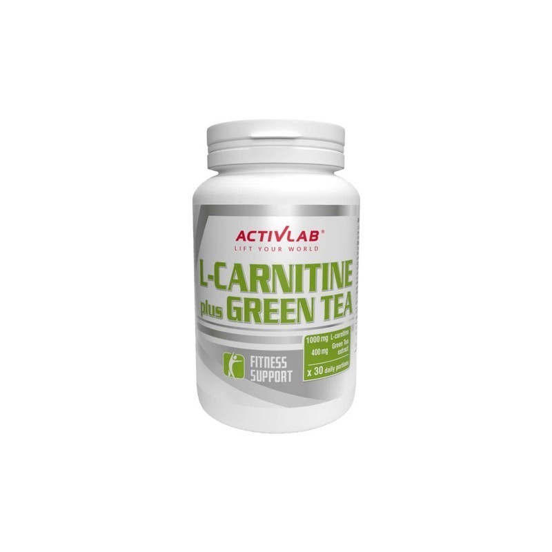 ActivLab L-Carnitine + Green Tea - 60 Capsule (carnitina si ceai verde) L-CARNITINE + GREEN TEA SI BENEFICIILE SALE- promoveaza 