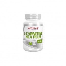 ActivLab L-Carnitine HCA Plus - 50 Capsule Beneficii Carnitina- buna pentru slabire, ar putea imbunatati memoria si functia ment