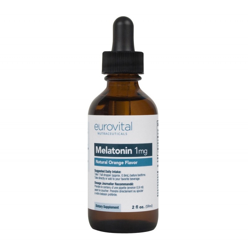 Eurovital Melatonina Lichid Picaturi (Orange) 1mg (2oz) 59ml Beneficii Melatonina lichida: utilizata în mod obișnuit pentru a sp