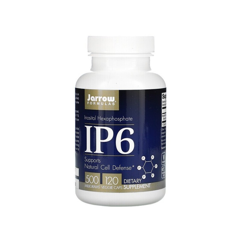 Jarrow IP6 500 mg - 120 Capsule (Detoxifiere) BENEFICII IP6- stimularea diviziunii celulare normale, activarea celulelor NK cu r