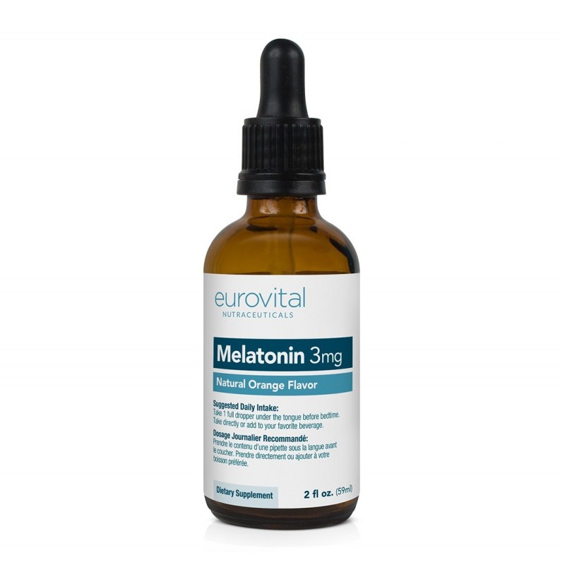 Eurovital Melatonina Lichida Picaturi (Orange) 3mg (2oz) 59ml Beneficii Melatonina lichida: utilizata in mod obisnuit pentru a s