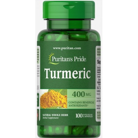 Puritan Pride Turmeric 400mg - 100 Capsule