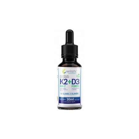 Wish Vitamin K2 MK7 + D3 Forte - 30ml