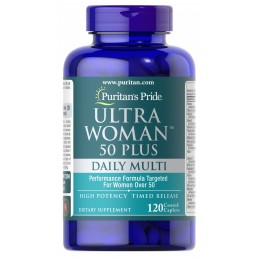 Ultra Woman 50 Plus Zinc, 60 Capsule, Formula de imbatranire sanatoasa conceputa pentru femeile de peste 50 de ani BENEFICII ULT