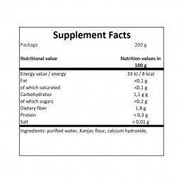 Noodles dietetici din faina de Konjac, 200g Cheat Meal Noodles sunt o sursa de fibre care te vor face sa te simti satul Prin lim