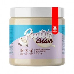 Cheat Meal Crema proteica Ciocolata alba cu cafea - 500 g PROPRIETATI- continut ridicat de proteine, continut scazut de carbohid