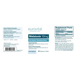 MELATONINA 10mg (Dizolvare rapida) 60 Tablete Beneficii Melatonina: Promoveaza modele de somn sanatos, poate ajuta la ameliorare